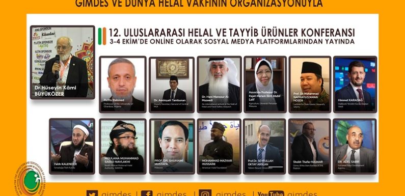SPEAKERS AND THE TOPICS OF 12TH HALAL AND TAYYIB CONFERENCE (ONLINE) ARE FINALIZED